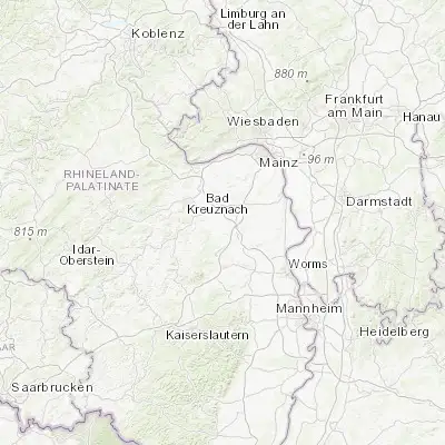 Map showing location of Flonheim (49.785000, 8.040000)