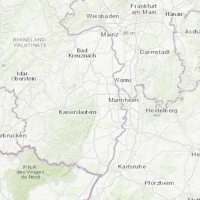 Map showing location of Freinsheim (49.506490, 8.211860)