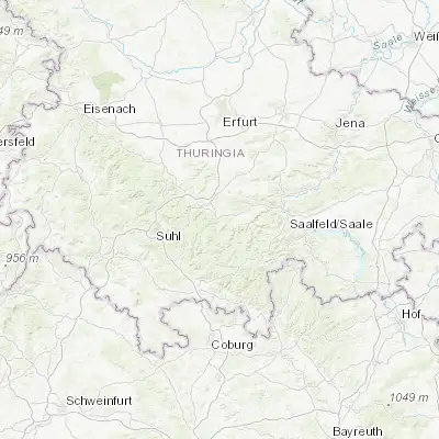 Map showing location of Gehren (50.648520, 11.004710)