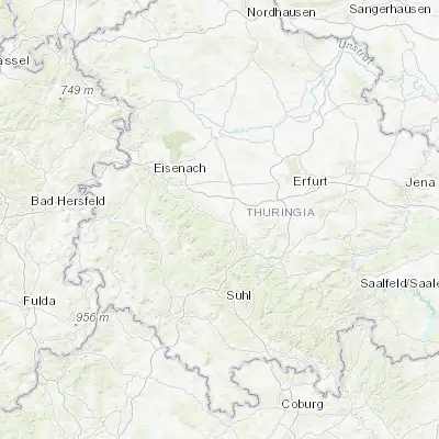 Map showing location of Georgenthal (50.832050, 10.662660)