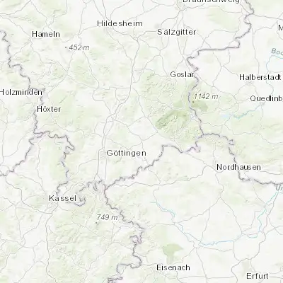 Map showing location of Gieboldehausen (51.609620, 10.216190)