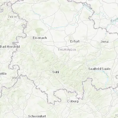 Map showing location of Gräfenroda (50.747810, 10.810630)