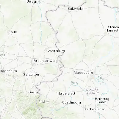 Map showing location of Grasleben (52.306380, 11.014650)