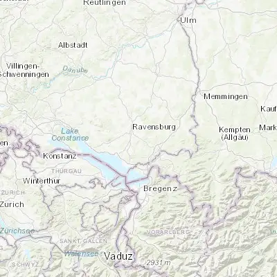 Map showing location of Grünkraut (47.744170, 9.655880)