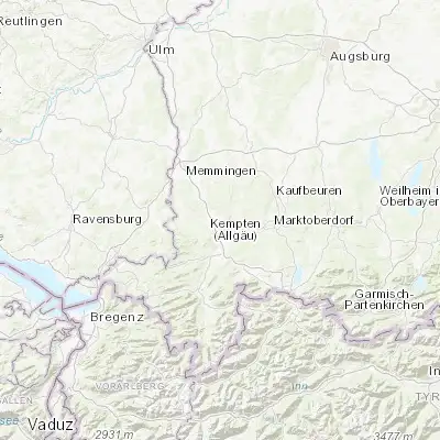 Map showing location of Haldenwang (47.800000, 10.350000)