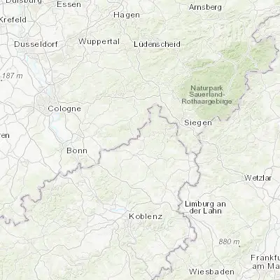 Map showing location of Hamm (Sieg) (50.765310, 7.677610)