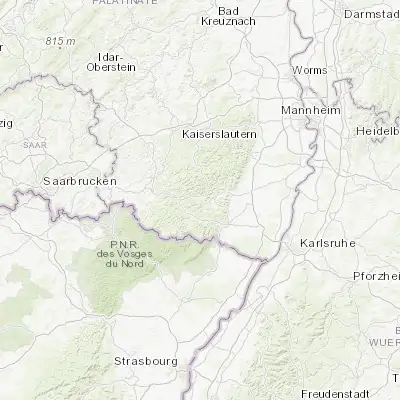 Map showing location of Hauenstein (49.192110, 7.854920)