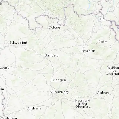 Map showing location of Heiligenstadt (49.863030, 11.171850)