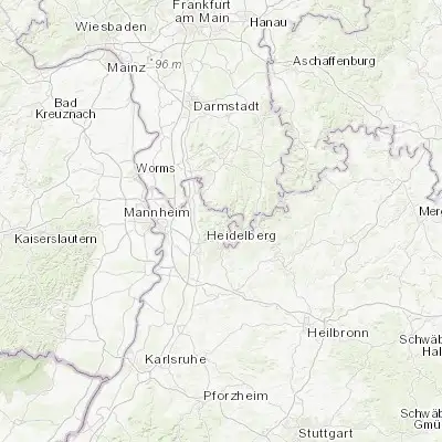 Map showing location of Heiligkreuzsteinach (49.483330, 8.795000)