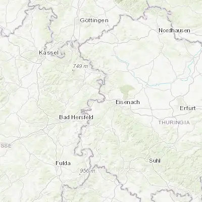 Map showing location of Herleshausen (51.006290, 10.167310)