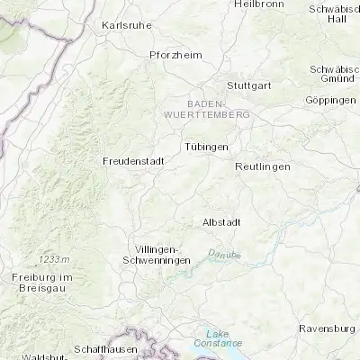 Map showing location of Hirrlingen (48.412450, 8.887420)