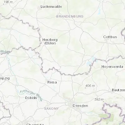 Map showing location of Hohenleipisch (51.500000, 13.550000)