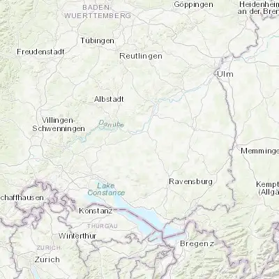 Map showing location of Hohentengen (48.029460, 9.377390)