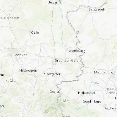 Map showing location of Hondelage (52.314440, 10.605670)