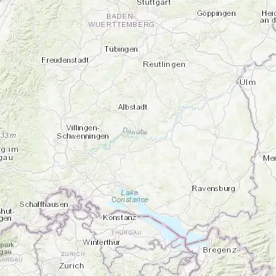 Map showing location of Inzigkofen (48.070340, 9.179980)