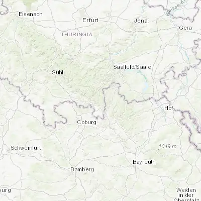 Map showing location of Judenbach (50.395910, 11.220990)