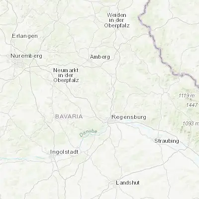 Map showing location of Kallmünz (49.160940, 11.960510)