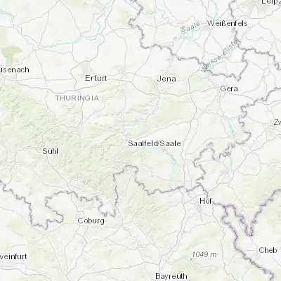 Map showing location of Kamsdorf (50.643120, 11.454010)