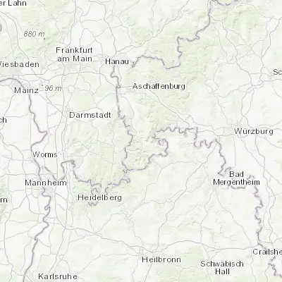 Map showing location of Kleinheubach (49.721090, 9.213460)