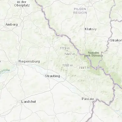 Map showing location of Kollnburg (49.046640, 12.861210)