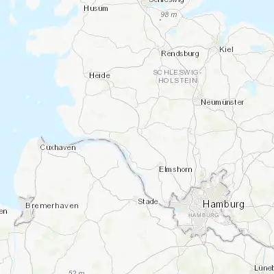 Map showing location of Kremperheide (53.887210, 9.478090)