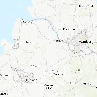 Map showing location of Kutenholz (53.481520, 9.321180)