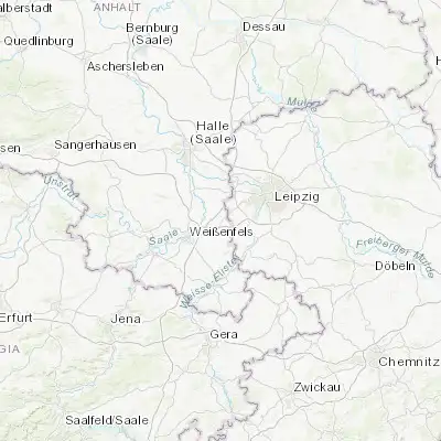 Map showing location of Lützen (51.256710, 12.141640)