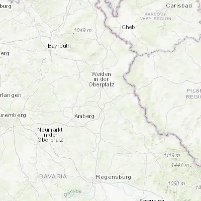 Map showing location of Luhe-Wildenau (49.583670, 12.149210)