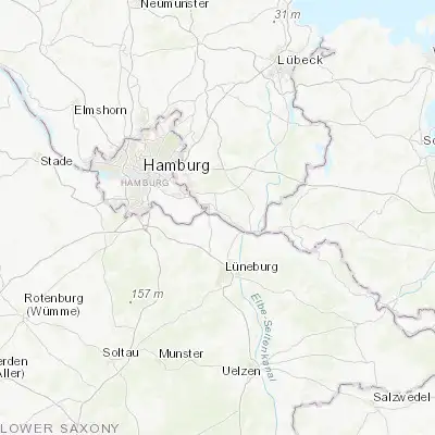 Map showing location of Marschacht (53.415200, 10.375240)