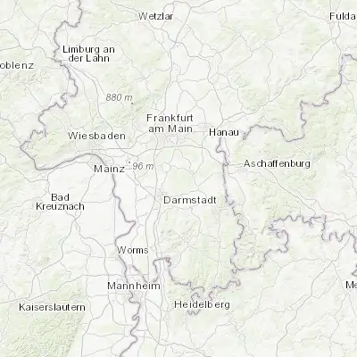 Map showing location of Messel (49.938330, 8.740560)