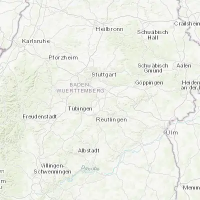 Map showing location of Neckartailfingen (48.611720, 9.263710)