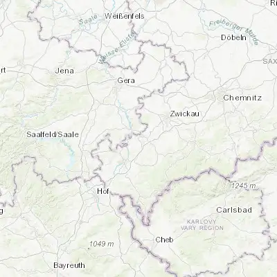 Map showing location of Netzschkau (50.614110, 12.243820)