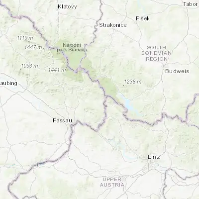 Map showing location of Neureichenau (48.748610, 13.746990)