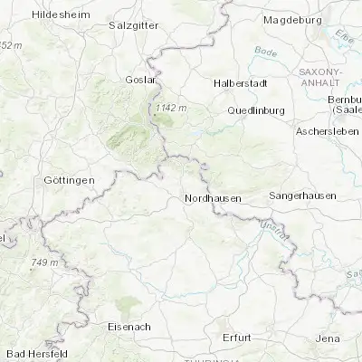 Map showing location of Niedersachswerfen (51.550620, 10.765940)