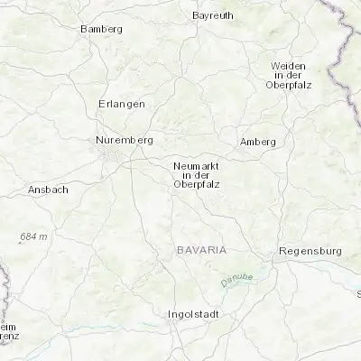 Map showing location of Pilsach (49.321370, 11.503110)