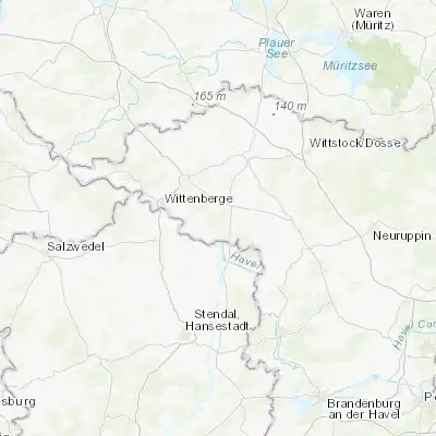 Map showing location of Plattenburg (52.959190, 12.029510)