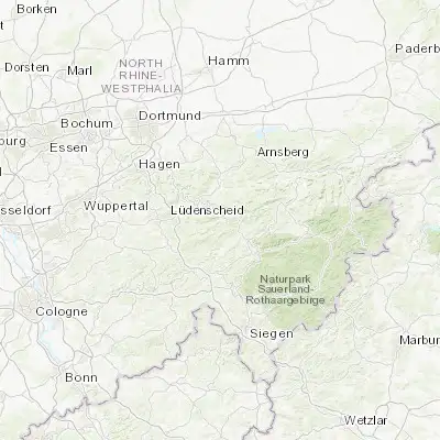 Map showing location of Plettenberg (51.209490, 7.872610)