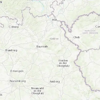 Map showing location of Plößberg (49.919770, 11.868830)