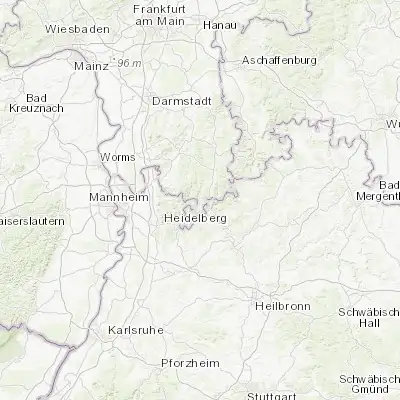 Map showing location of Rothenberg (49.499170, 8.919170)