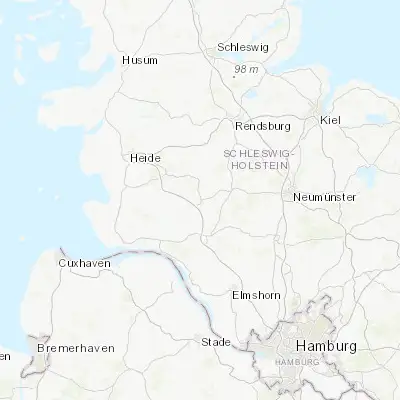 Map showing location of Schenefeld (54.050000, 9.483330)