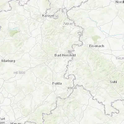 Map showing location of Schenklengsfeld (50.816670, 9.850000)