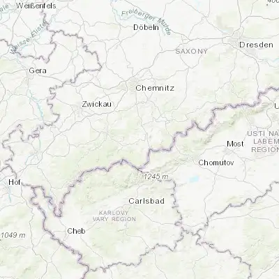 Map showing location of Schlettau (50.558820, 12.952690)