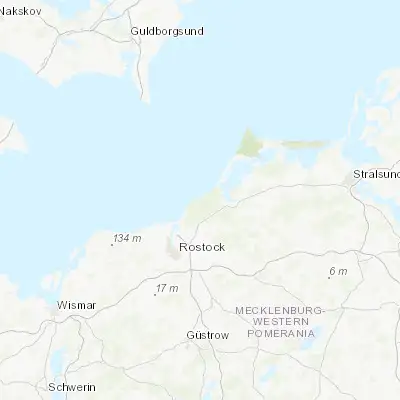 Map showing location of Seeheilbad Graal-Müritz (54.251240, 12.251390)