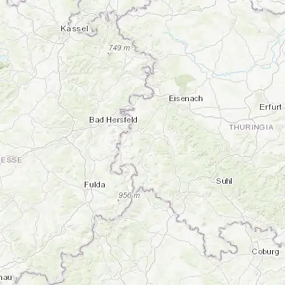 Map showing location of Stadtlengsfeld (50.783290, 10.129180)