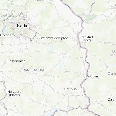 Map showing location of Tauche (52.150000, 14.166670)