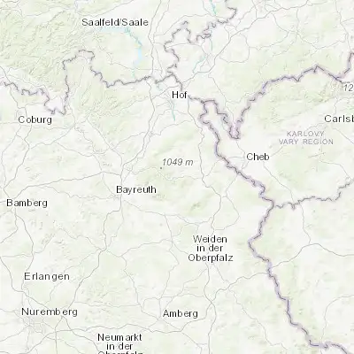 Map showing location of Tröstau (50.016670, 11.950000)