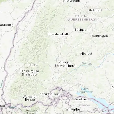 Map showing location of Villingendorf (48.200000, 8.583330)