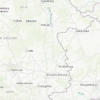 Map showing location of Wahrenholz (52.616670, 10.600000)