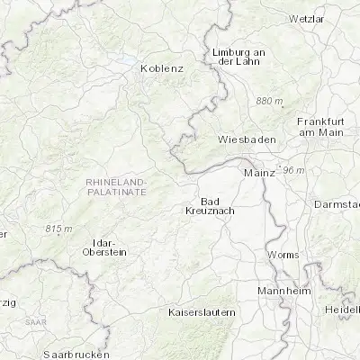 Map showing location of Waldalgesheim (49.950000, 7.833330)