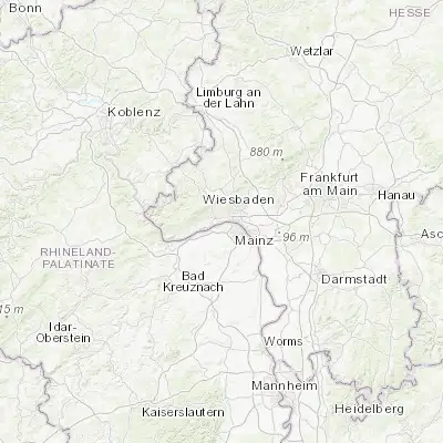 Map showing location of Walluf (50.040030, 8.155450)